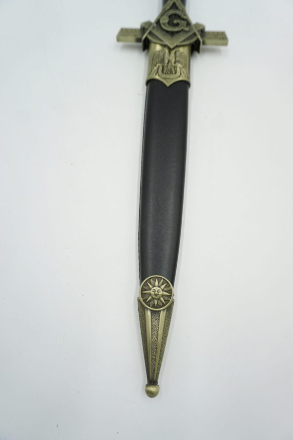 MASOŃSKI MIECZ CEREMONIALNY - DEKORACYJNY KORDZIK