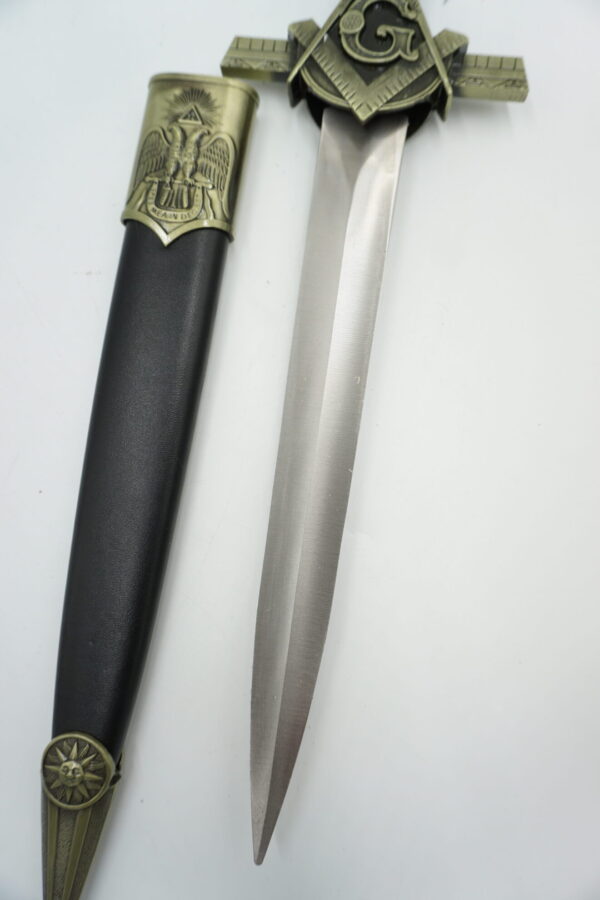 MASOŃSKI MIECZ CEREMONIALNY - DEKORACYJNY KORDZIK