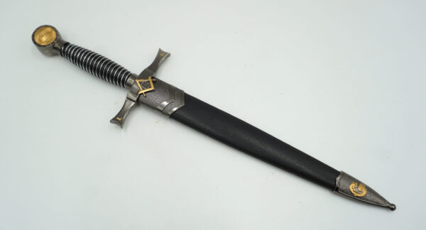 DEKORACYJNY KORDZIK - sztylet - nóż - MASOŃSKI- ILLUMINATI.