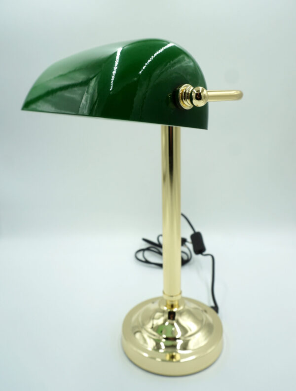 LAMPA LAMPKA GABINETOWA BANKIERKA ZIELONA !!