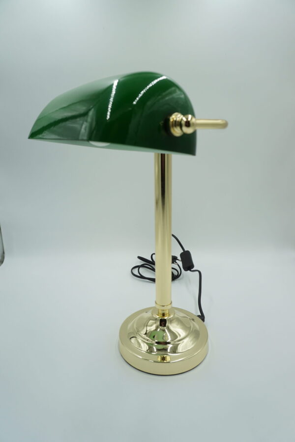 LAMPA LAMPKA GABINETOWA BANKIERKA ZIELONA !!