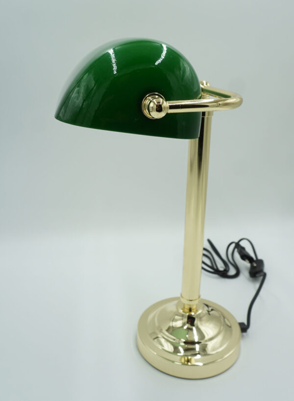 LAMPA LAMPKA GABINETOWA BANKIERKA ZIELONA !!
