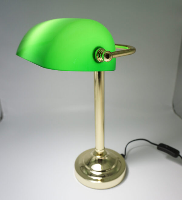 LAMPA LAMPKA GABINETOWA BANKIERKA ZIELONA !!