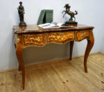 STYLOWE BIURKO BIURECZKO INSTARSJE OKUCIA Z MOSIĄDZU