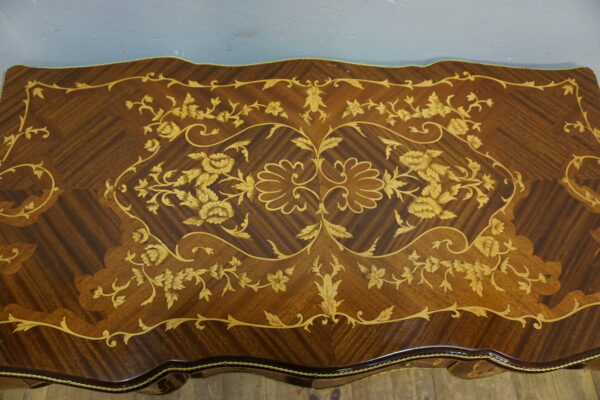 STYLOWE BIURKO BIURECZKO INSTARSJE OKUCIA Z MOSIĄDZU