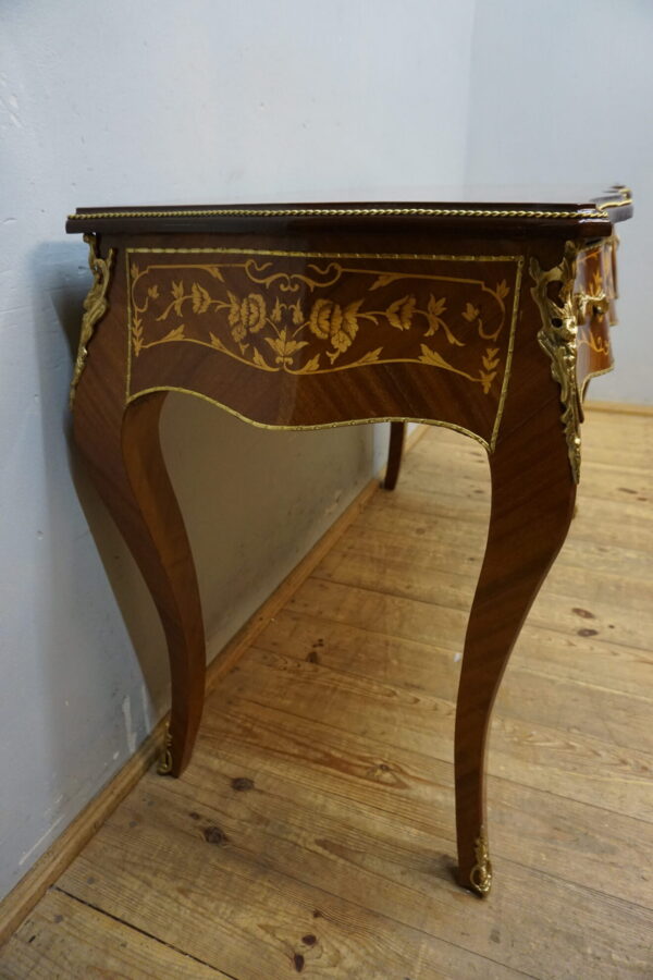 STYLOWE BIURKO BIURECZKO INSTARSJE OKUCIA Z MOSIĄDZU