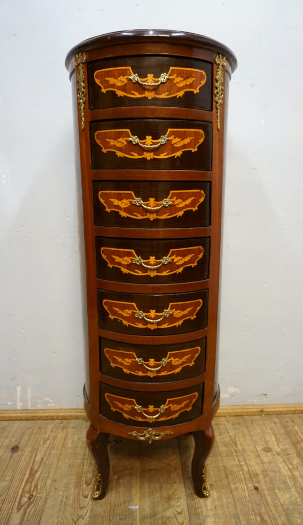 KOMODA SIEDMIODNIÓWKA OKRĄGŁA SZAFKA NA 7 DNI