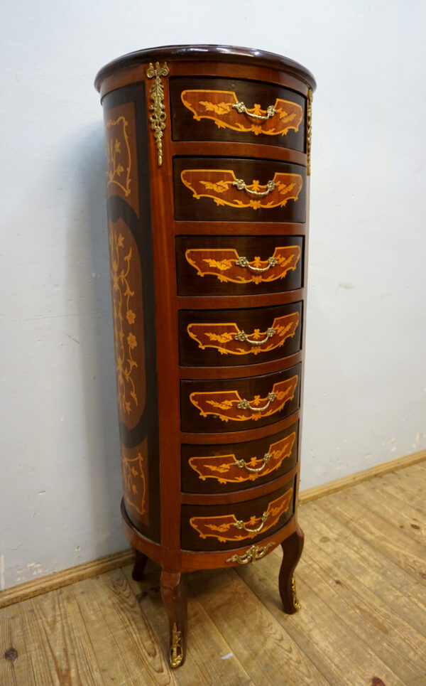 KOMODA SIEDMIODNIÓWKA OKRĄGŁA SZAFKA NA 7 DNI