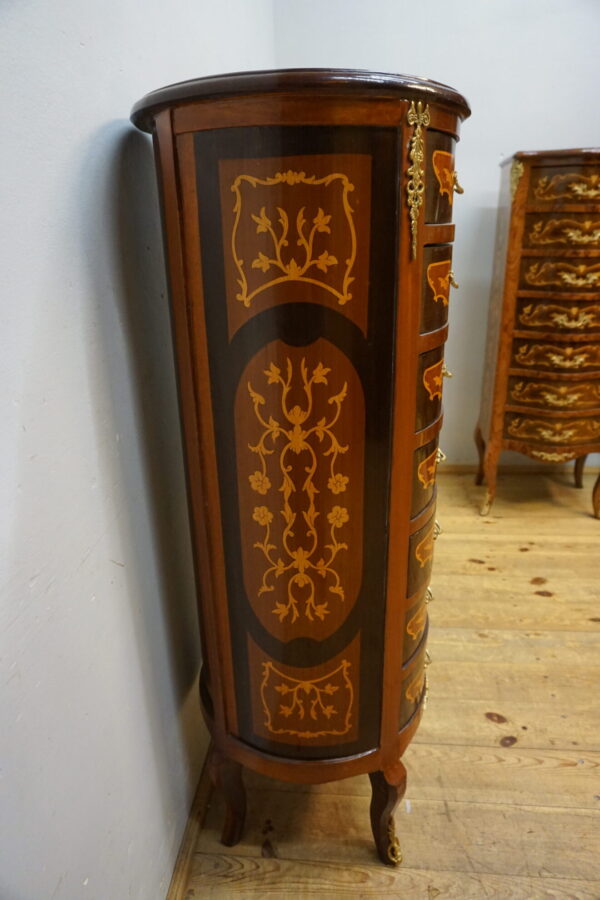 KOMODA SIEDMIODNIÓWKA OKRĄGŁA SZAFKA NA 7 DNI