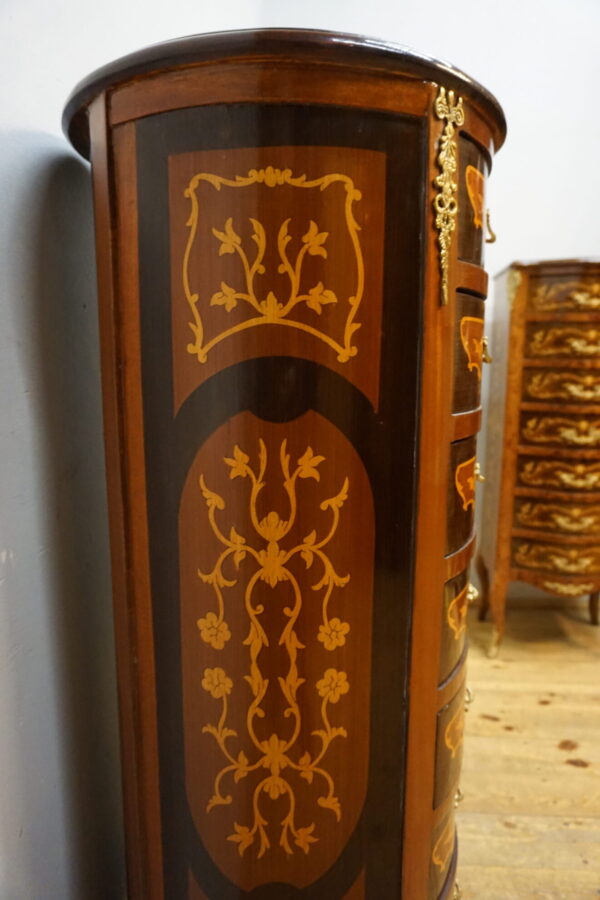 KOMODA SIEDMIODNIÓWKA OKRĄGŁA SZAFKA NA 7 DNI