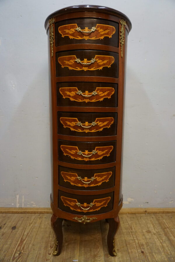 KOMODA SIEDMIODNIÓWKA OKRĄGŁA SZAFKA NA 7 DNI