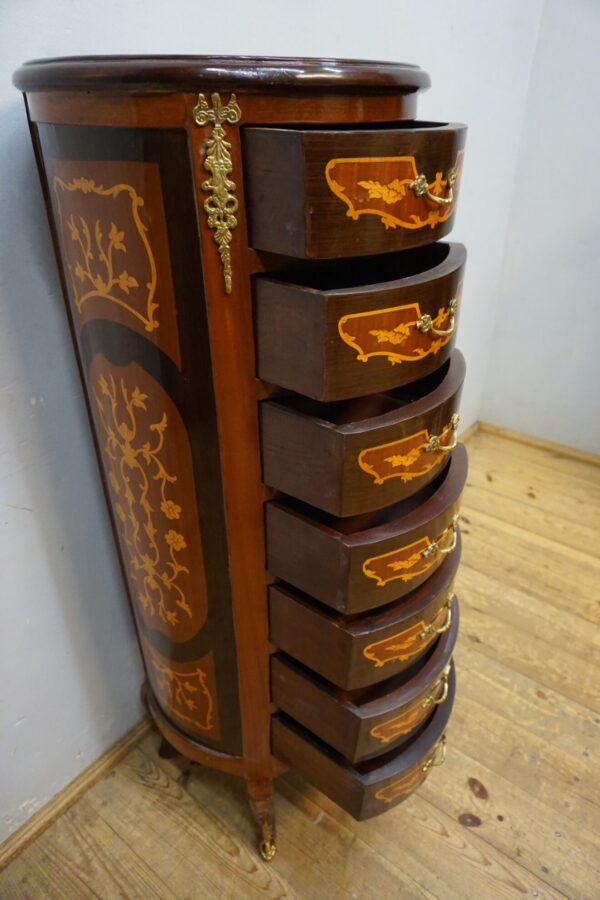 KOMODA SIEDMIODNIÓWKA OKRĄGŁA SZAFKA NA 7 DNI