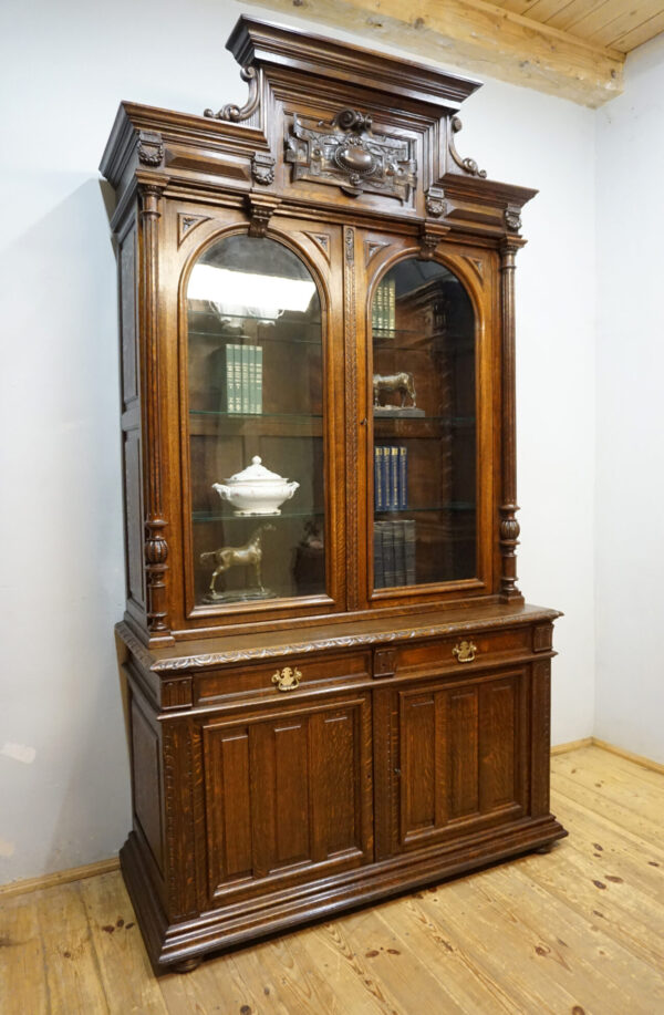 PRZESZKLONY KREDENS WITRYNA BIBLIOTECZKA FRANCJA WYS 269cm