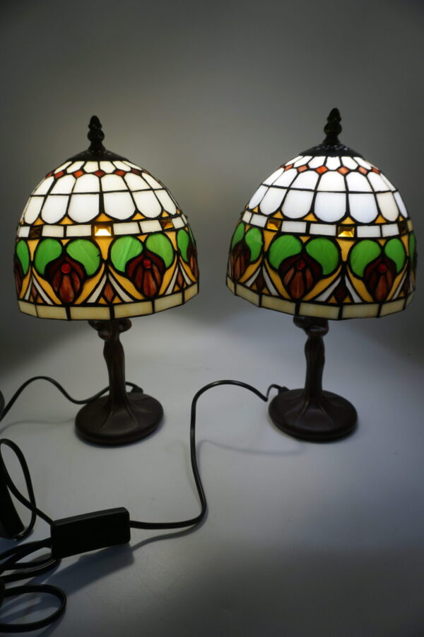 PARA LAMPEK WITRAŻOWYCH W STYLU TIFFANY !!