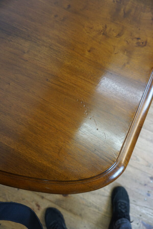 STARY ROZKŁADANY STÓŁ LUDWIK GIĘTE NOGI PIĘKNA FORMA