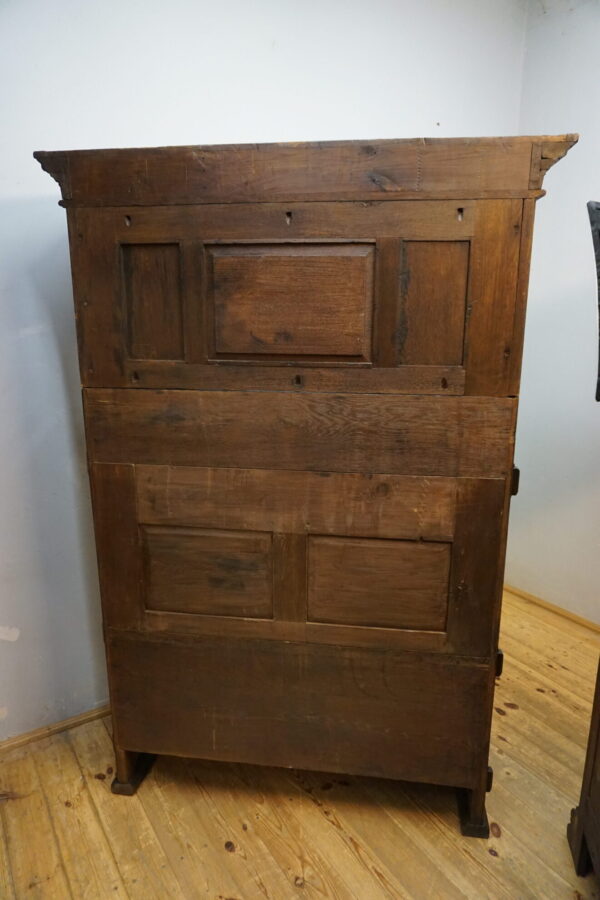 STARY BOGATO RZEŹBIONY KREDENS KOMODA Z NADSTAWKĄ UNIKAT