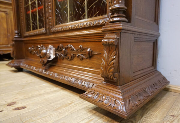 PRZESZKLONA PODRĘCZNA BIBLIOTECZKA KOMODA BAREK EKLEKTYCZNA