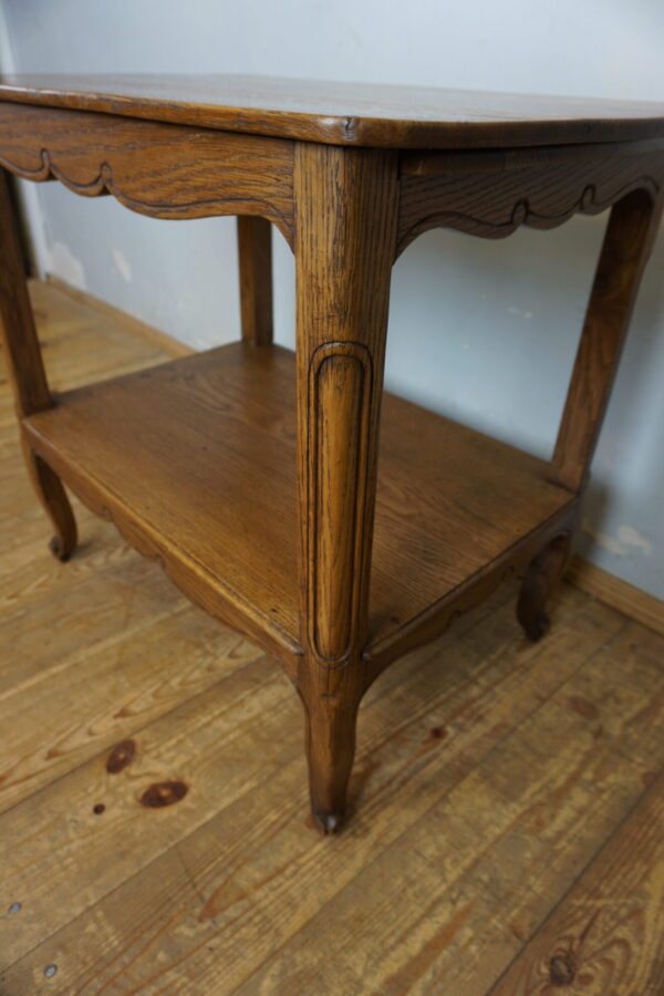 RUSTYKALNY BAREK STOLIK LUDWIK Z WYSUWANYM BLATEM