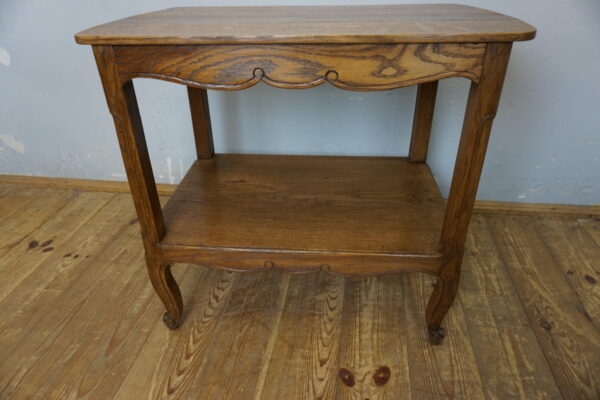 RUSTYKALNY BAREK STOLIK LUDWIK Z WYSUWANYM BLATEM