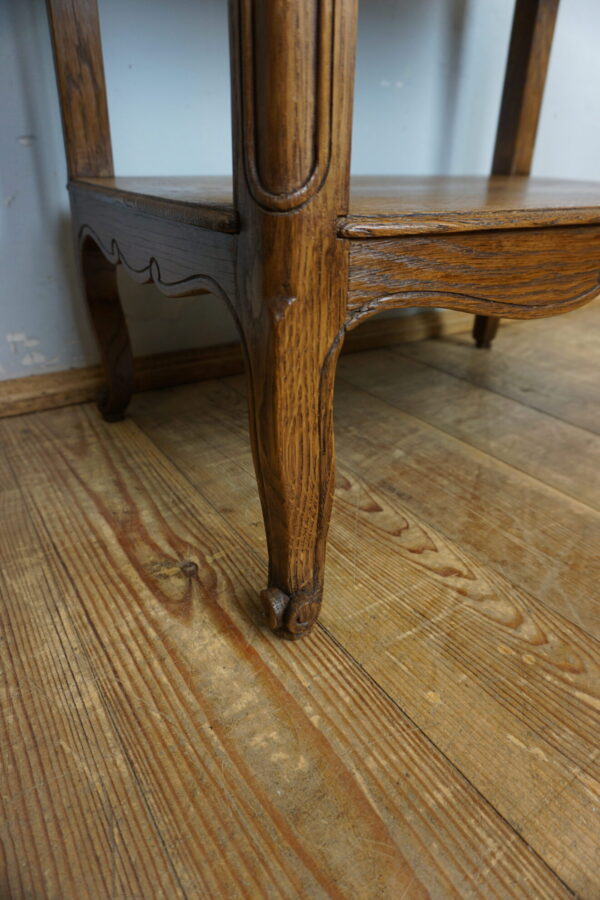 RUSTYKALNY BAREK STOLIK LUDWIK Z WYSUWANYM BLATEM