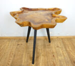 DREWNIANY STOLIK STOLICZEK KAWOWY NIEREGULARNY KSZTAŁT