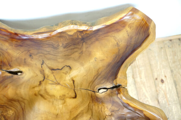 DREWNIANY STOLIK STOLICZEK KAWOWY NIEREGULARNY KSZTAŁT