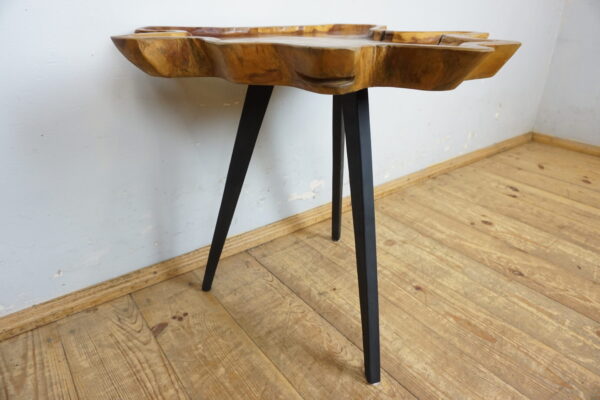 DREWNIANY STOLIK STOLICZEK KAWOWY NIEREGULARNY KSZTAŁT