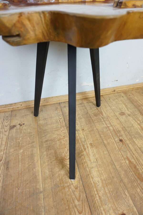 DREWNIANY STOLIK STOLICZEK KAWOWY NIEREGULARNY KSZTAŁT