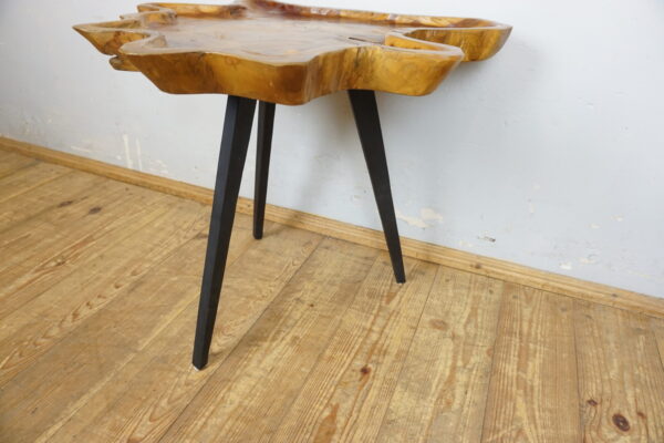 DREWNIANY STOLIK STOLICZEK KAWOWY NIEREGULARNY KSZTAŁT