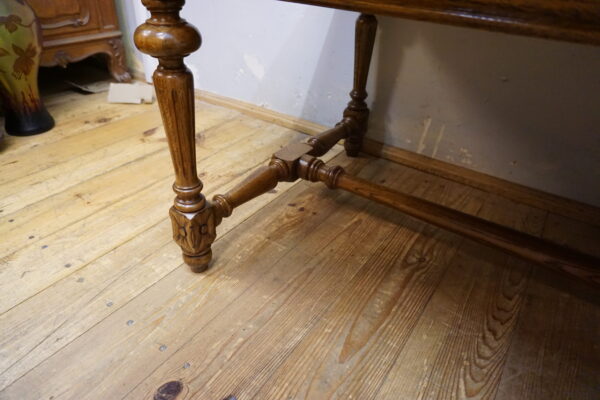 GABINETOWY STOLIK ŁAWA DUŻY RUSTYKALNY