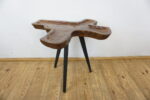 DREWNIANY STOLIK STOLICZEK RUSTYKALNY NIEREGULARNY KSZTAŁT