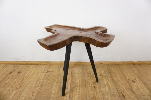 DREWNIANY STOLIK STOLICZEK RUSTYKALNY NIEREGULARNY KSZTAŁT