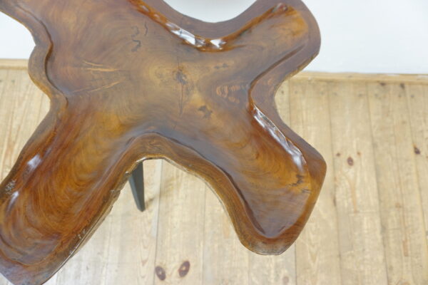 DREWNIANY STOLIK STOLICZEK RUSTYKALNY NIEREGULARNY KSZTAŁT