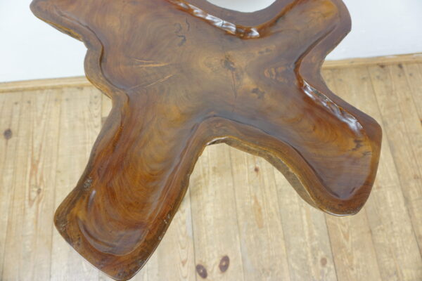 DREWNIANY STOLIK STOLICZEK RUSTYKALNY NIEREGULARNY KSZTAŁT