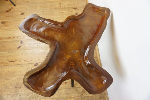 DREWNIANY STOLIK STOLICZEK RUSTYKALNY NIEREGULARNY KSZTAŁT