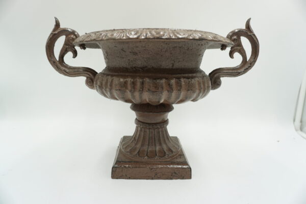 ŻELIWNA DONICA DONICZKA NA KWIATY BRĄZ