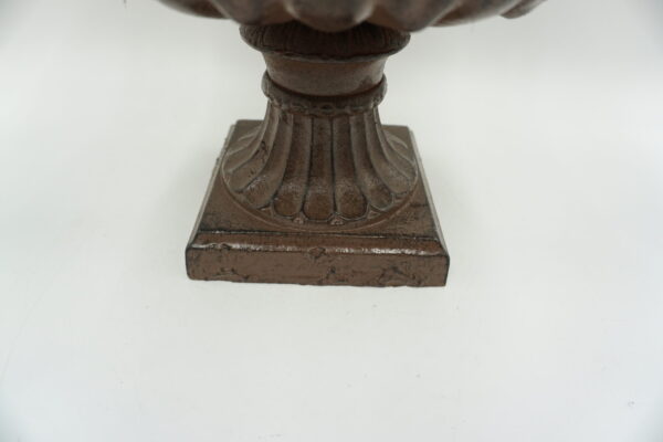 ŻELIWNA DONICA DONICZKA NA KWIATY BRĄZ