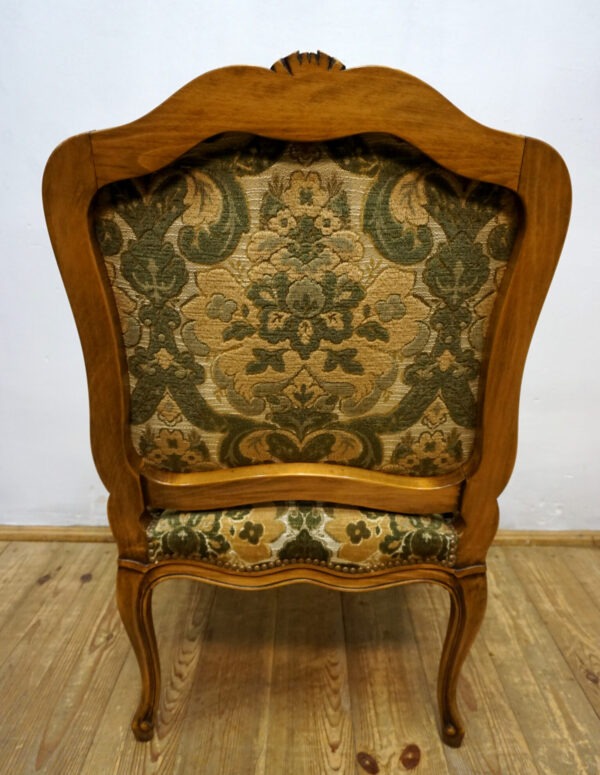 DEKORACYJNY FOTEL LUDWIK NA SPRĘŻYNACH