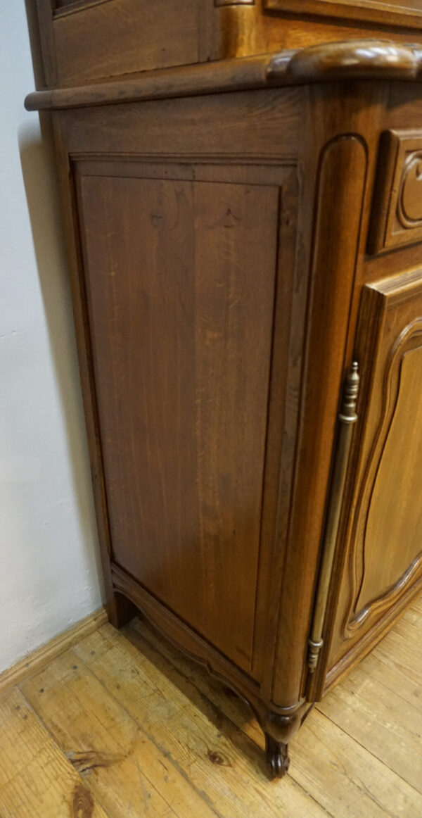 DUŻY KREDENS LUDWIK LITY DĄB FRANCJA rustykalny