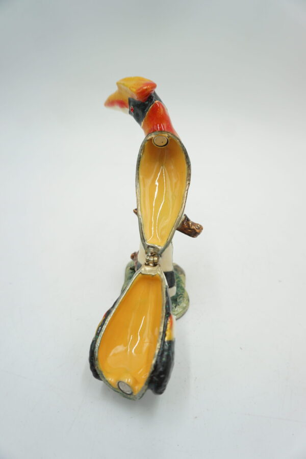 SZKATUŁKA PUZDERKO TUKAN PTAK KOLOROWY