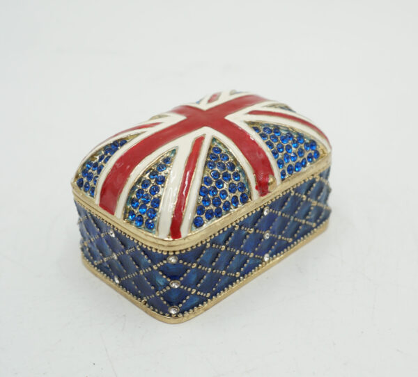 SZKATUŁKA PUZDERKO WIELKA BRYTANIA Z CYRKONIAMI