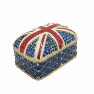 SZKATUŁKA PUZDERKO WIELKA BRYTANIA Z CYRKONIAMI