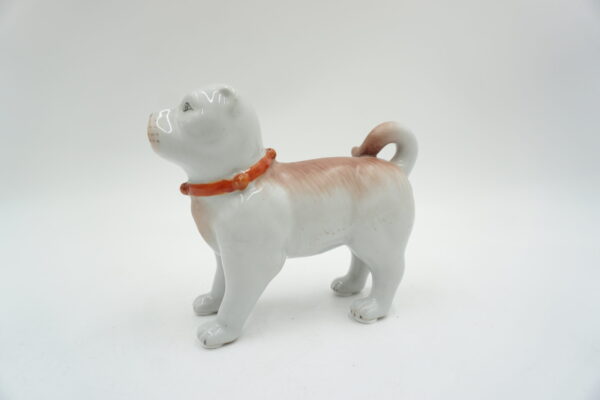 PIĘKNA PORCELANOWA FIGURKA PIES PIESEK