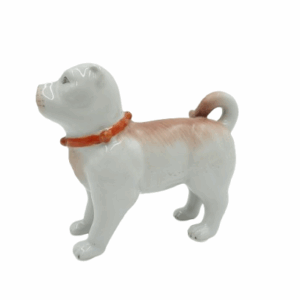 PIĘKNA PORCELANOWA FIGURKA PIES PIESEK