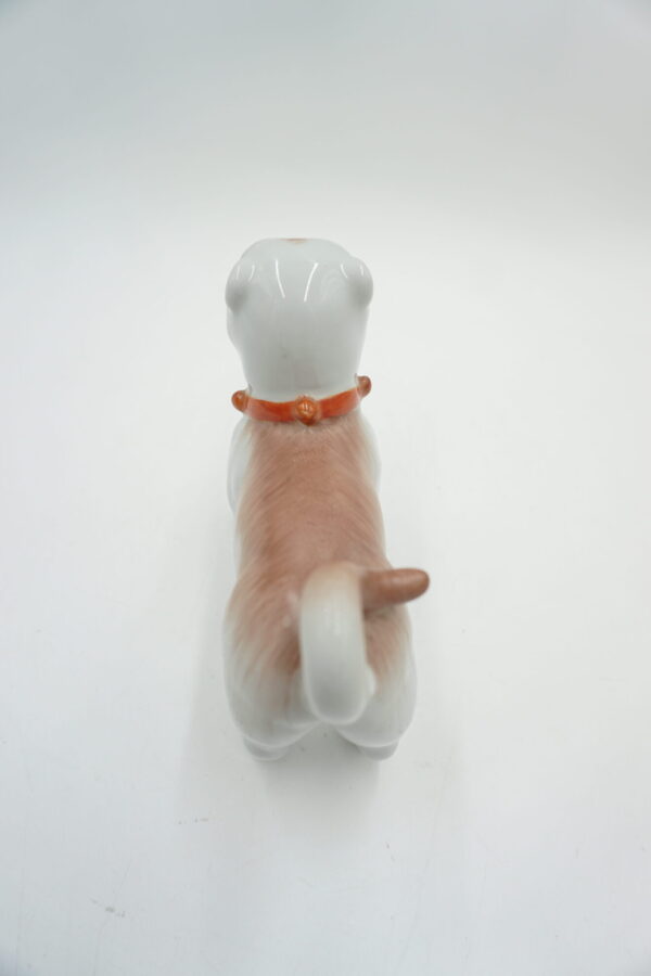 PIĘKNA PORCELANOWA FIGURKA PIES PIESEK