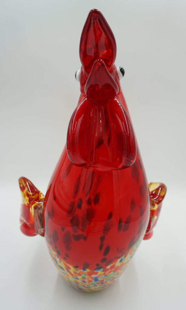 DUŻA FIGURA SZKLANA SZKŁO STYL MURANO