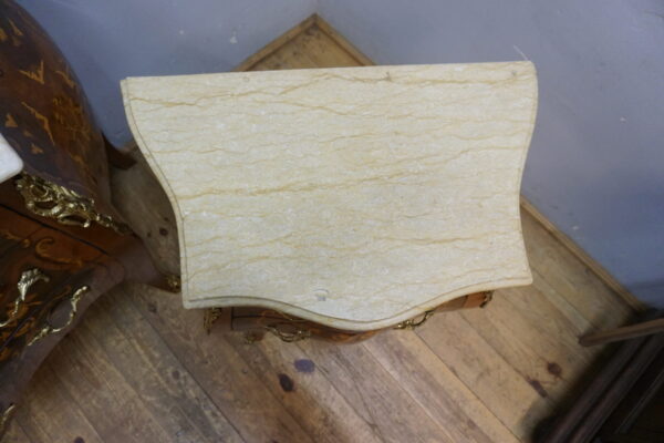 ZESTAW 3 KOMÓD BAROKOWYCH INTARSJOWANE Z OKUCIAMI 3 KOMODY