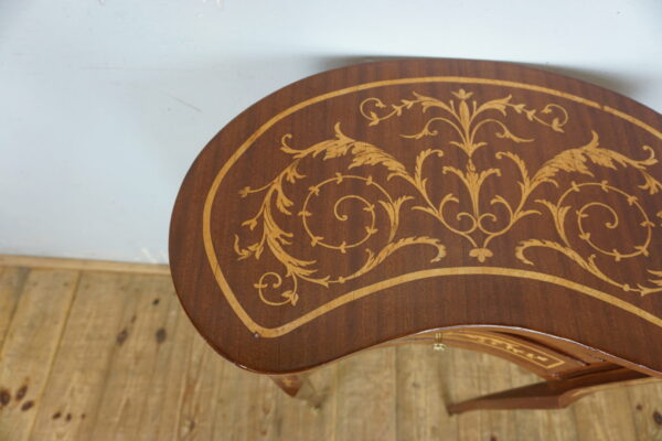 SZAFKA NOCNA STOLIK NERKA INTARSJE WYSOKIE NÓŻKI2