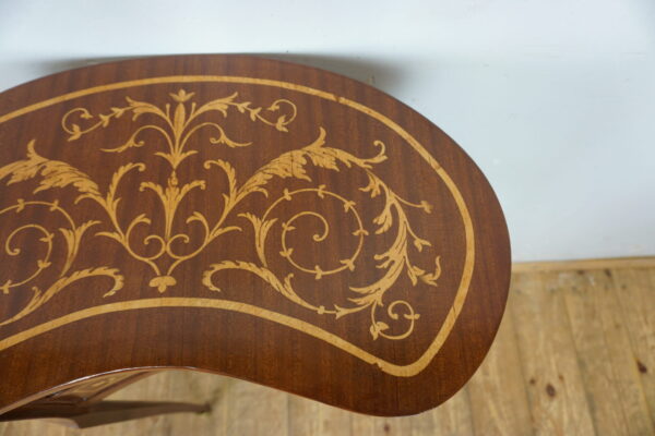 SZAFKA NOCNA STOLIK NERKA INTARSJE WYSOKIE NÓŻKI2