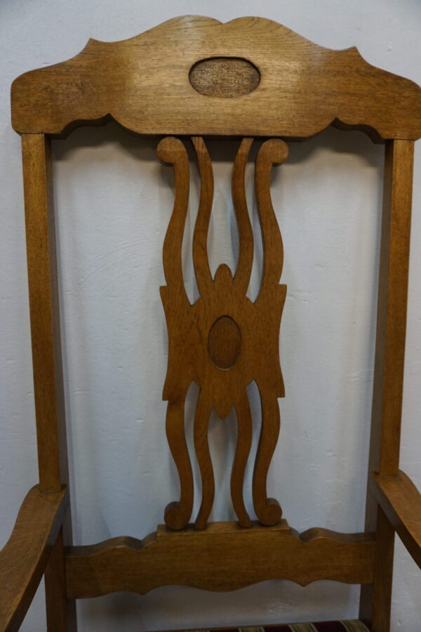 DOSTOJNY FOTEL DO BIURKA DĘBOWY